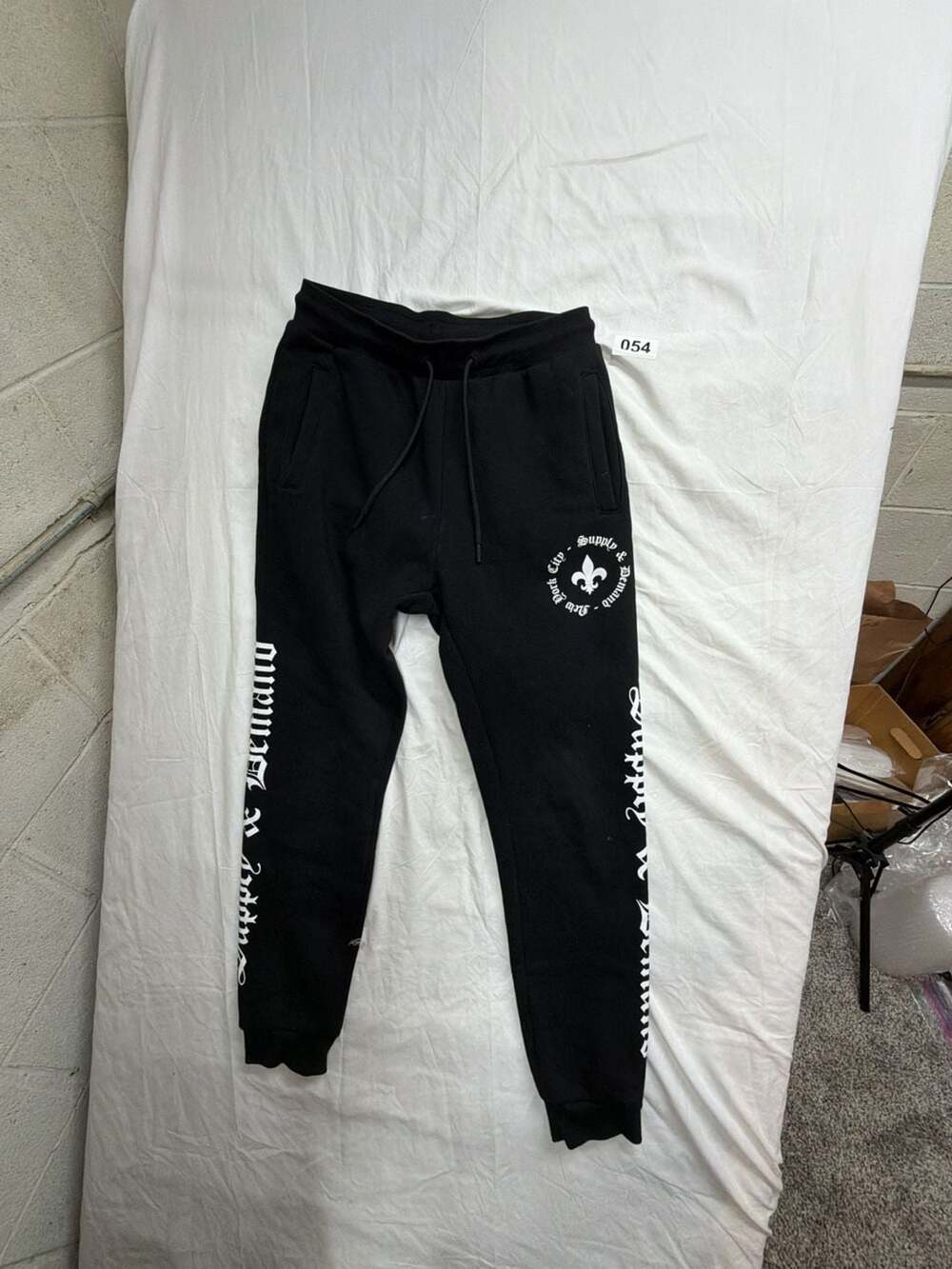 Supply & Demand New York City Fleur-de-lis Logo Jogger Sweatpants